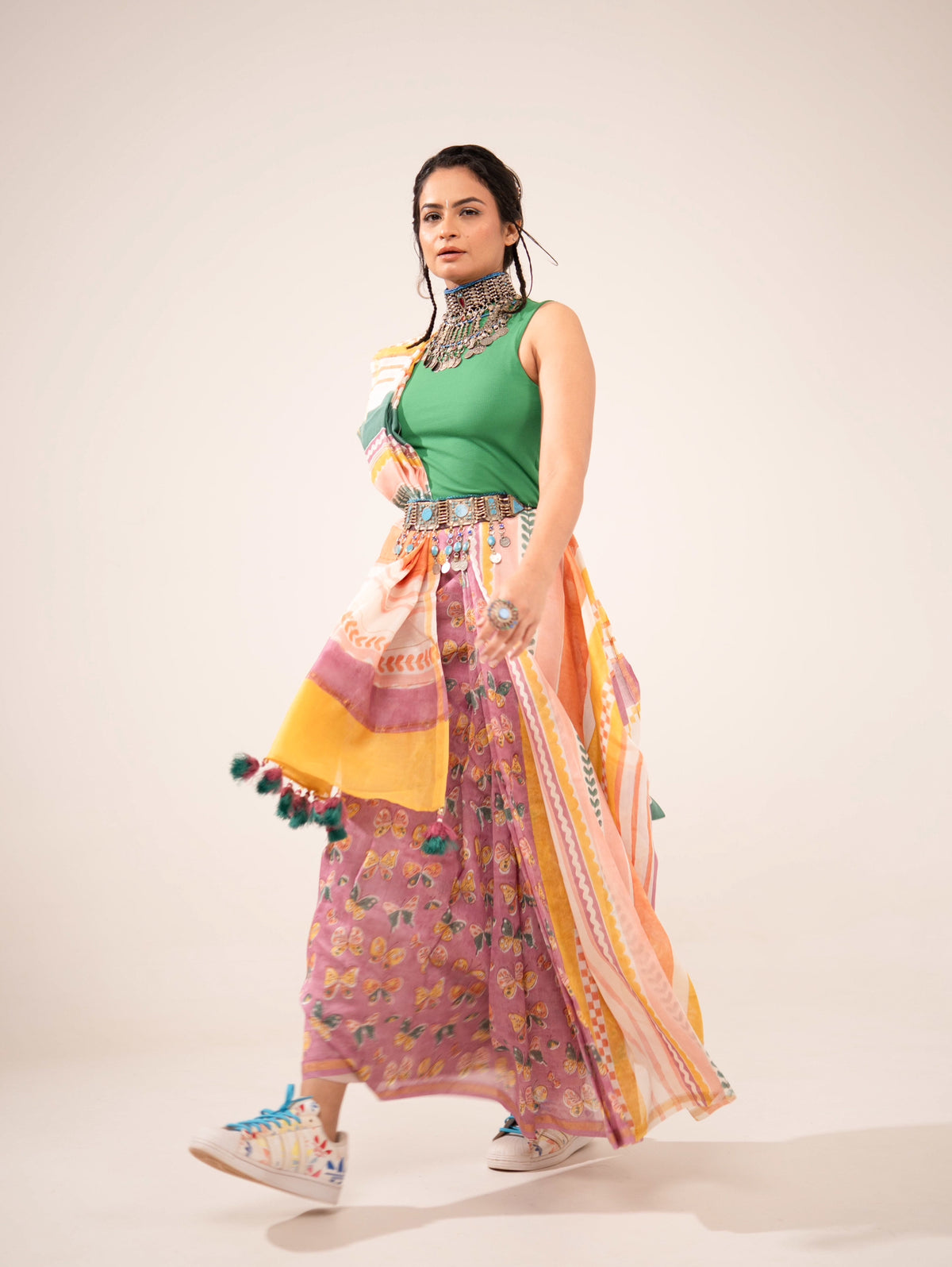 Carnival Chaderi Saree
