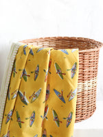 Kids Quilts - Yellow kayaking Doodles