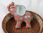PEACH ELEPHANT SOFT TOY