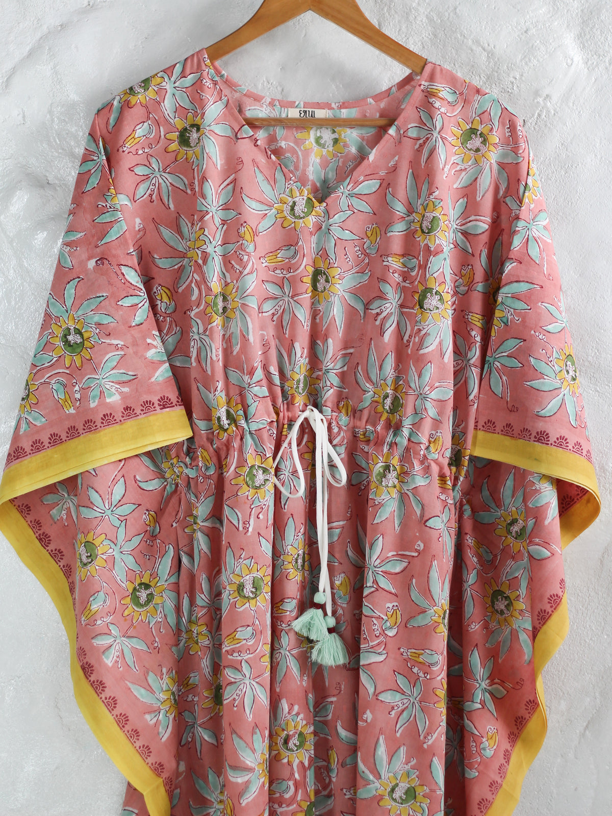KAFTAN - PEACH KRISHNA JAAL