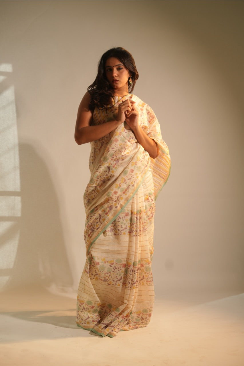 Anandi Chanderi Saree