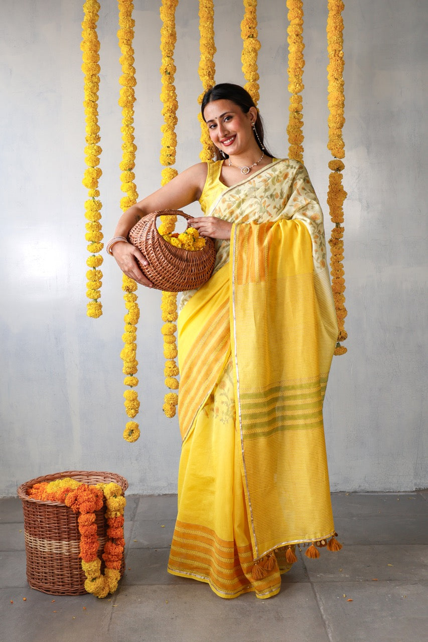 BASANTI - Chanderi Saree