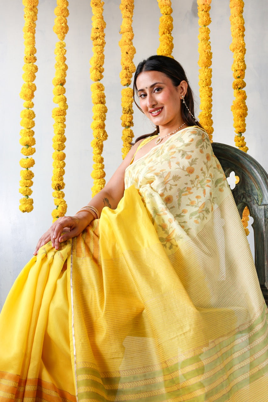BASANTI - Chanderi Saree