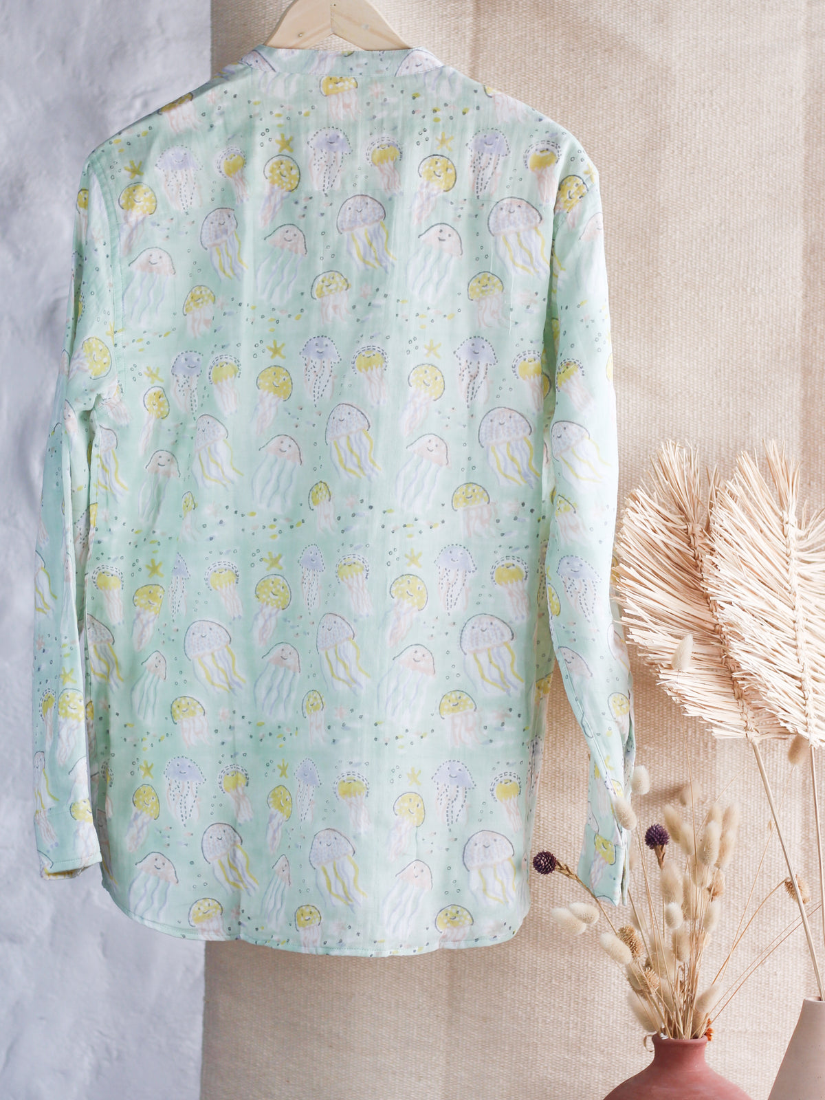 SEA MIST VIBES - Muslin Shirt