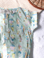 BABY FISH MUSLIN ROMPER