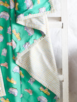 Kids Quilts - Green Camper Van