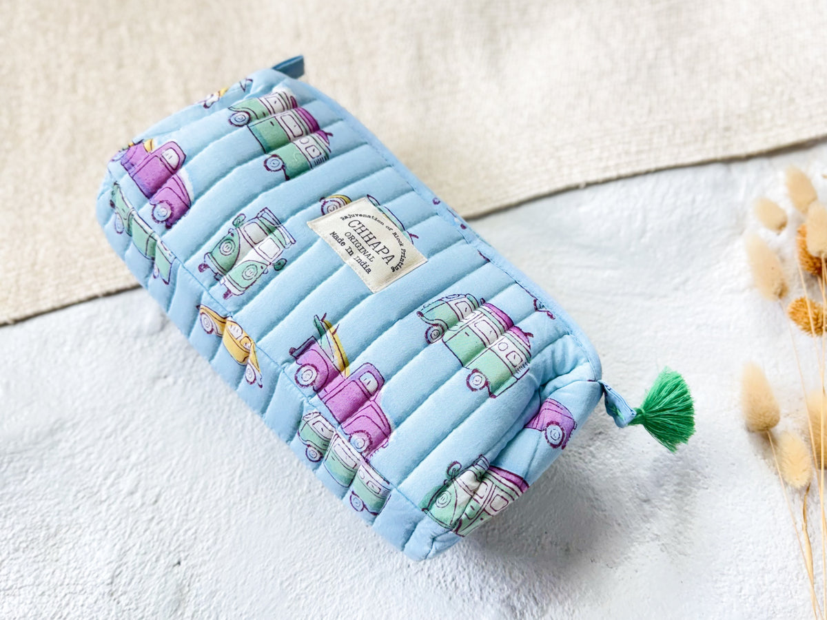 SKYBLUE RETRO VAN POUCH