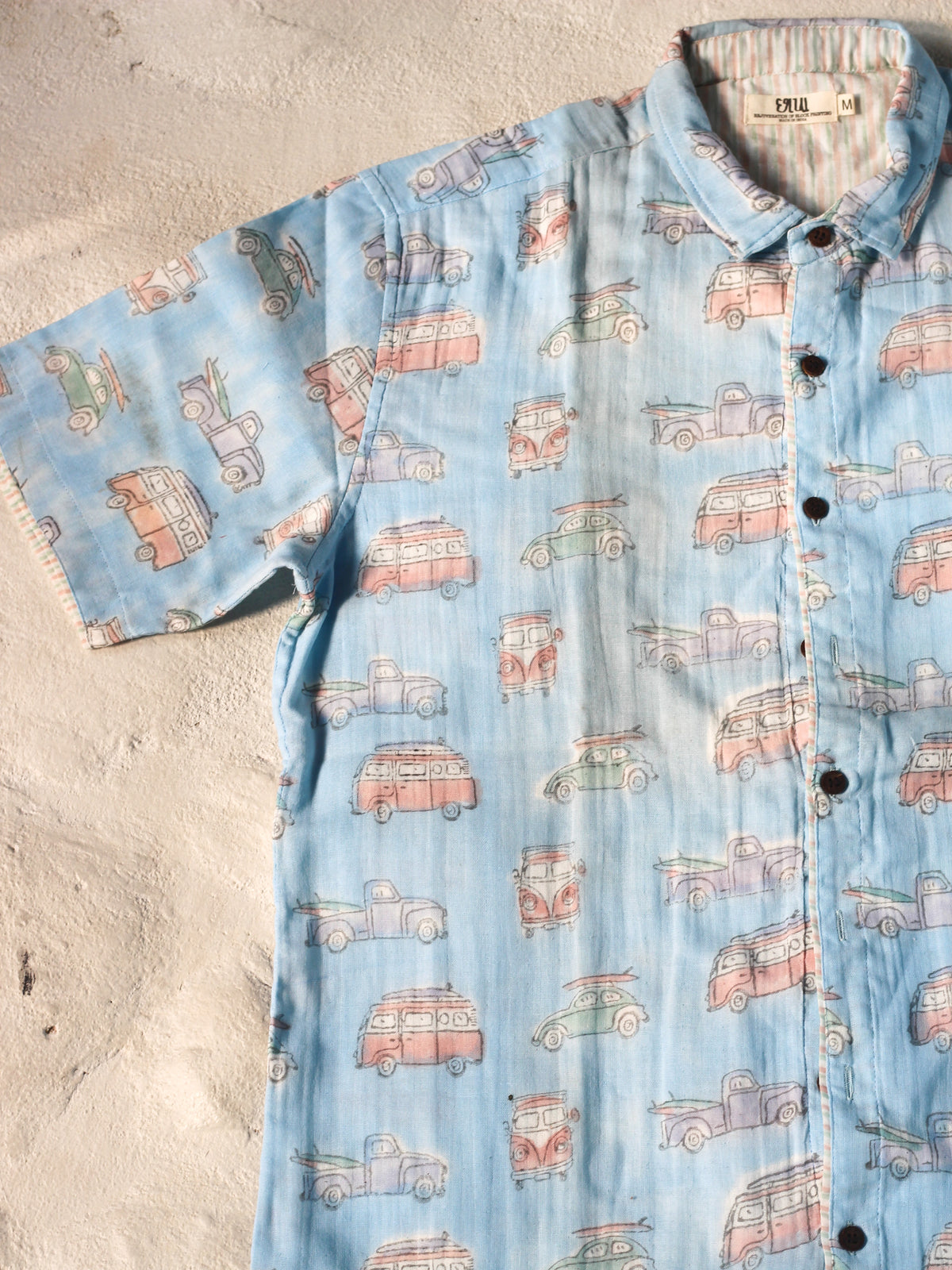 ETI- Retro Camper Van Muslin Shirt