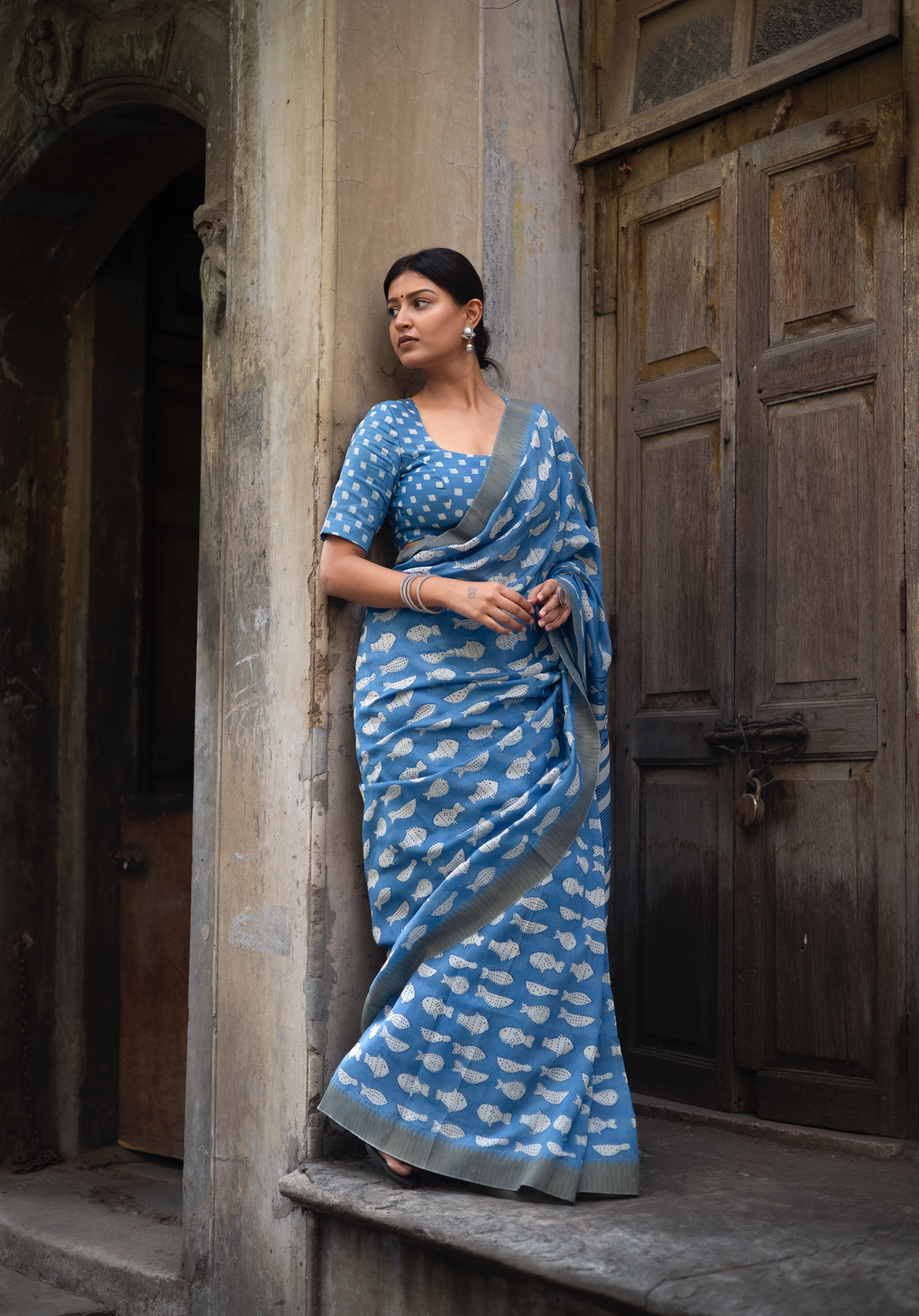 MACHHILI - Chanderi Saree