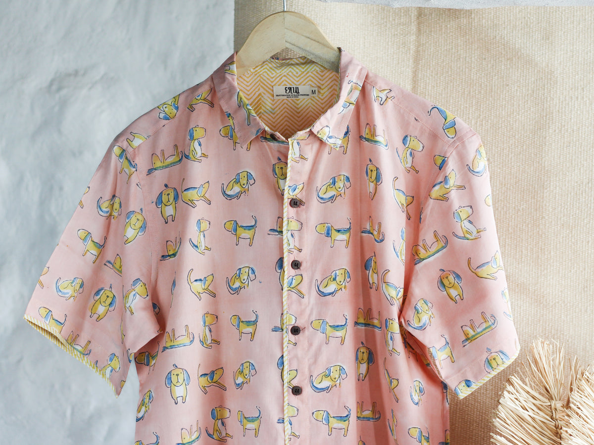 PEACHY PUP - Cotton Shirt