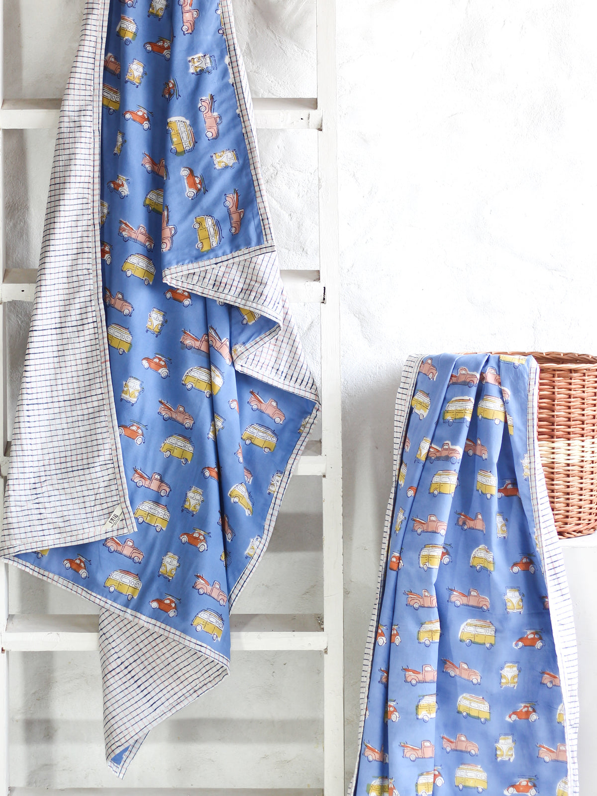 Kids Quilts - Retro Camper Van