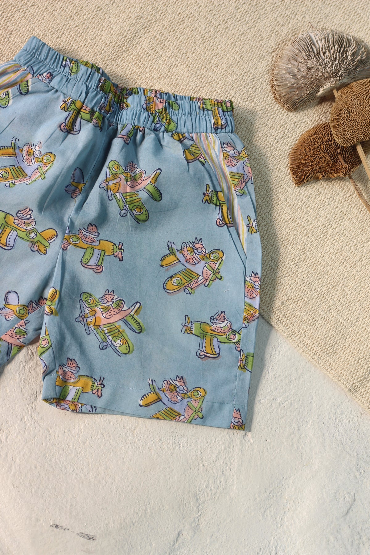 KIDS PLANE SHIRT & SHORT SET