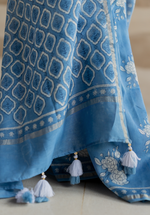 NEEL GULAB - Chanderi Saree