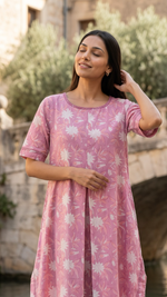 Blossom Pink Jaal Dress