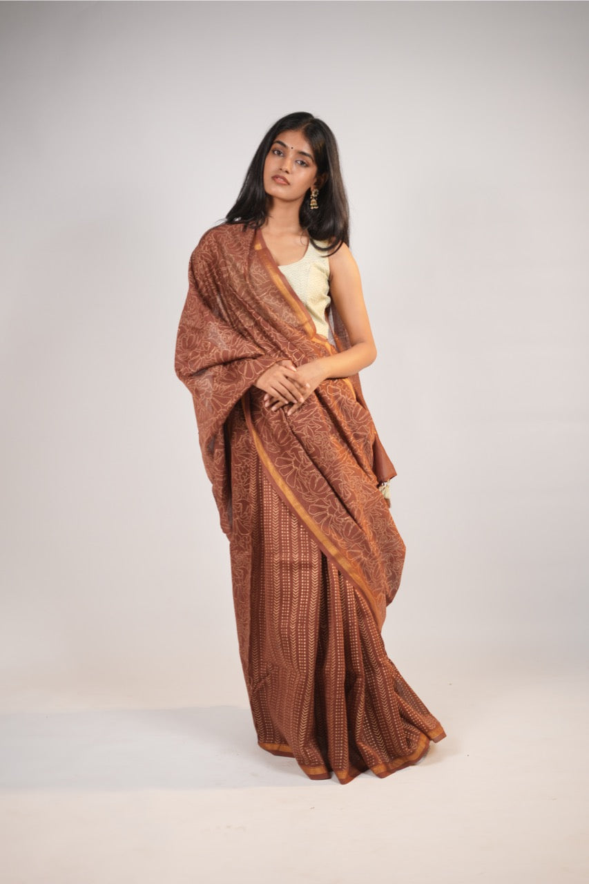 Madhumalti Chanderi Saree