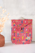 KIDS - PINK MUSHROOM BAG