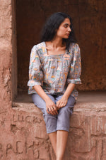 Grey Mushroom Mist Top