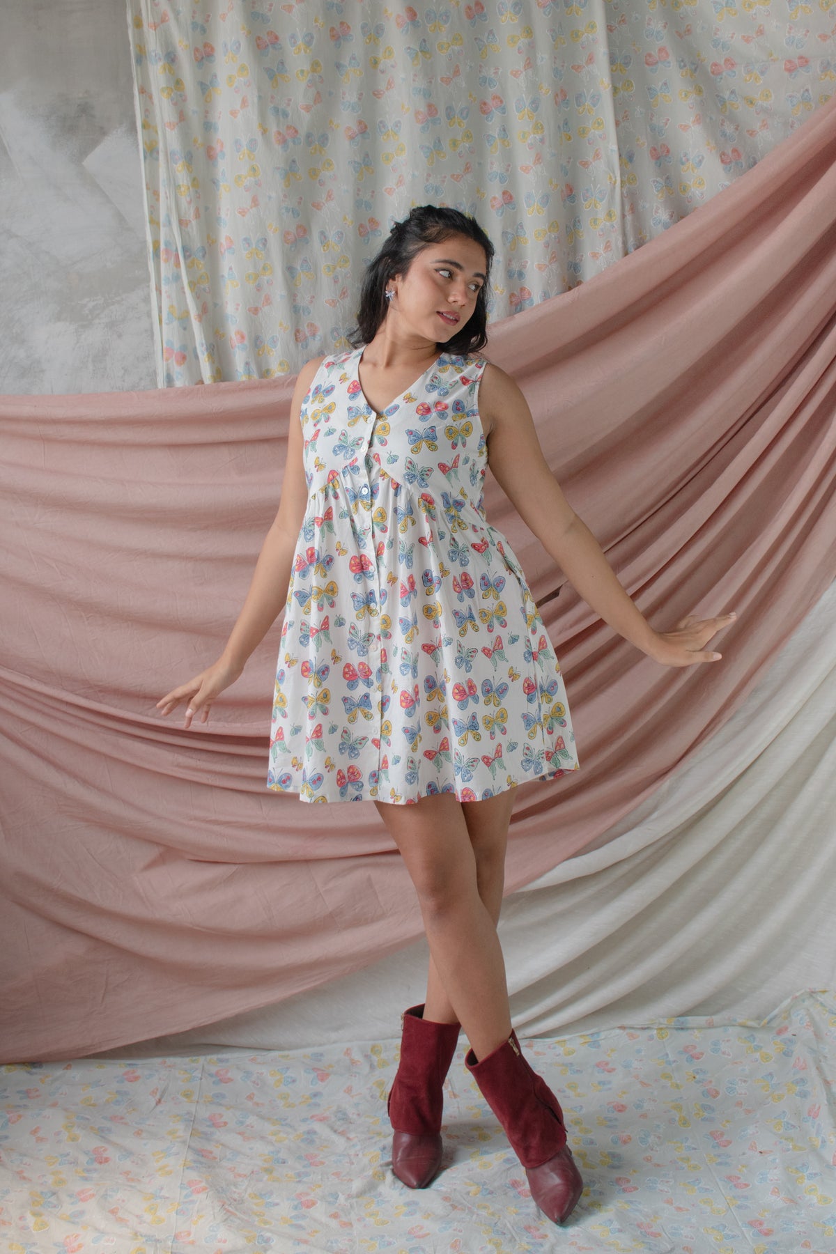 Cool & Colorful Butterfly Dress