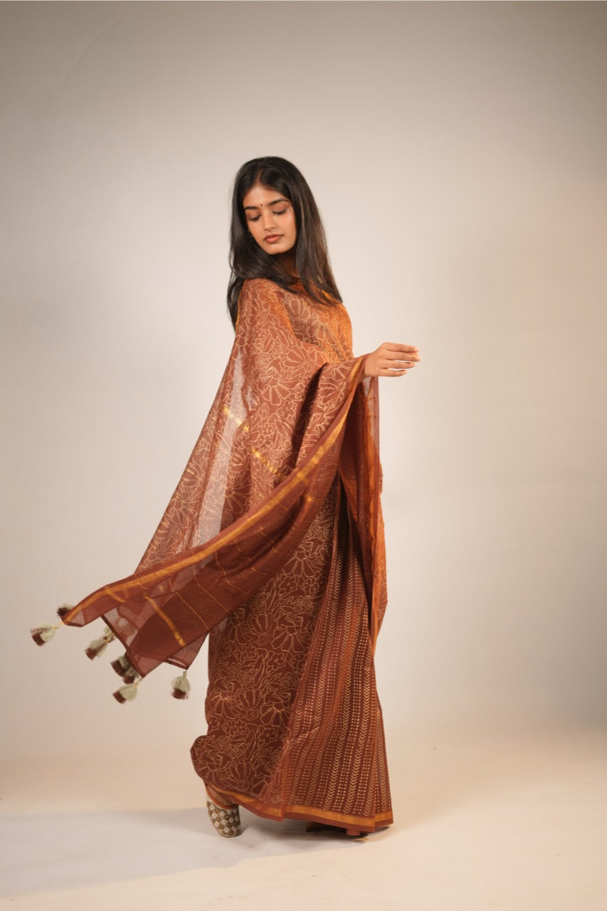 Madhumalti Chanderi Saree