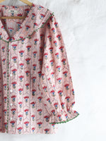 Peach Flower Jaal Lounge Set