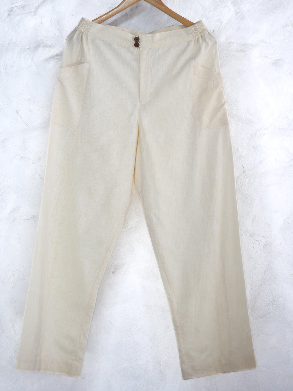 Cotton Ivory Pant
