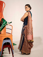 Tangerine Tashan Chanderi Saree