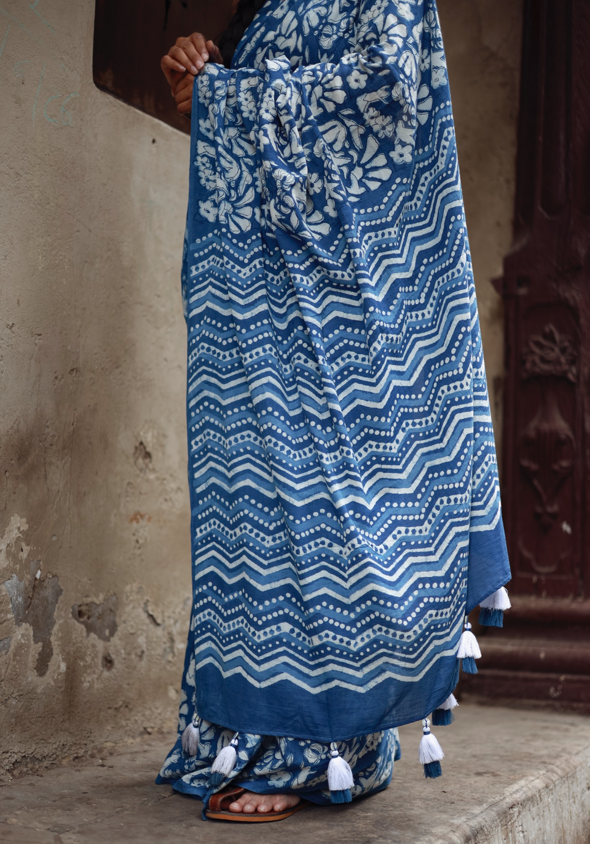 GUNJAN– Mul Cotton Saree