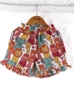 FUN ANIMALS MUSLIN TOP & SHORT SET
