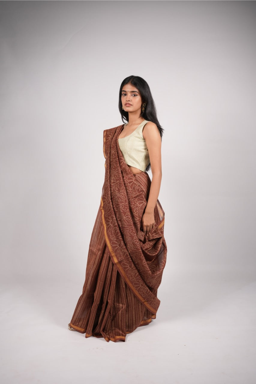 Madhumalti Chanderi Saree