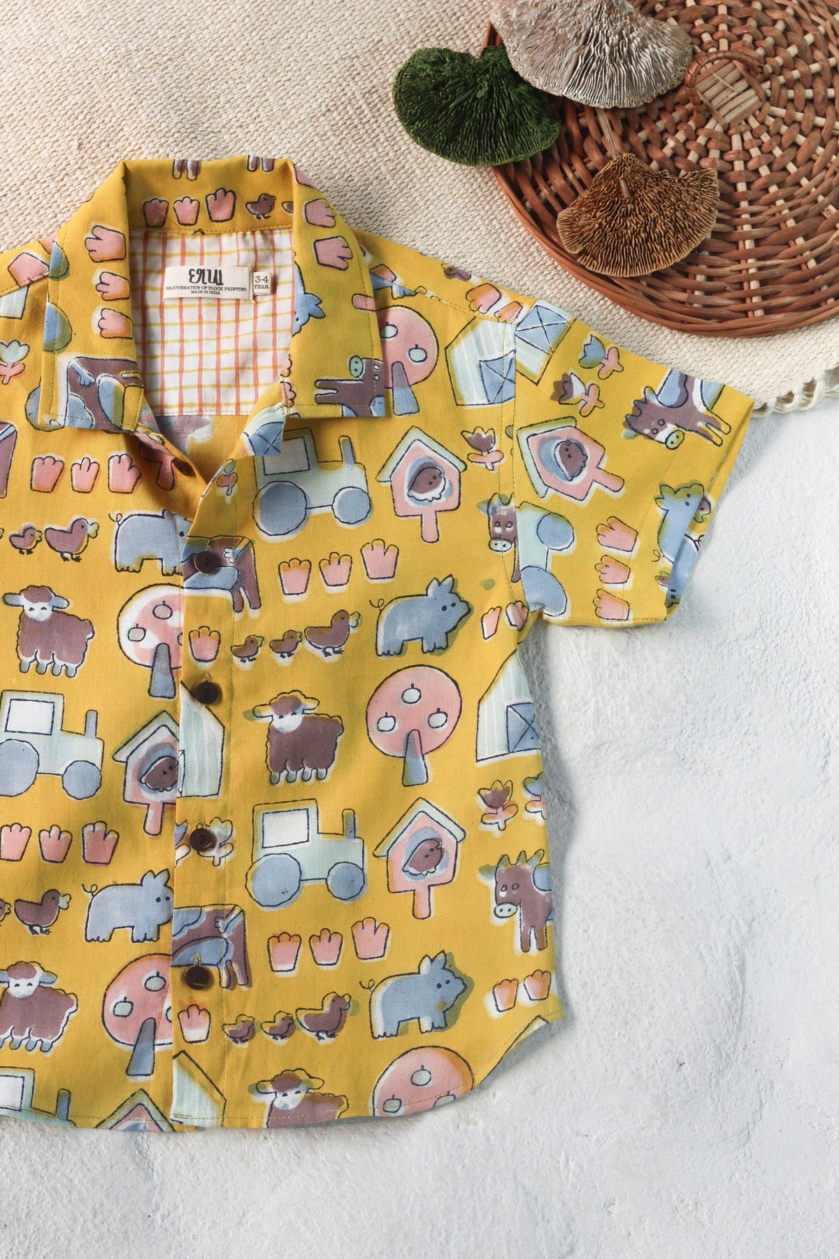 KIDS FARM SHIRT & SHORT SET