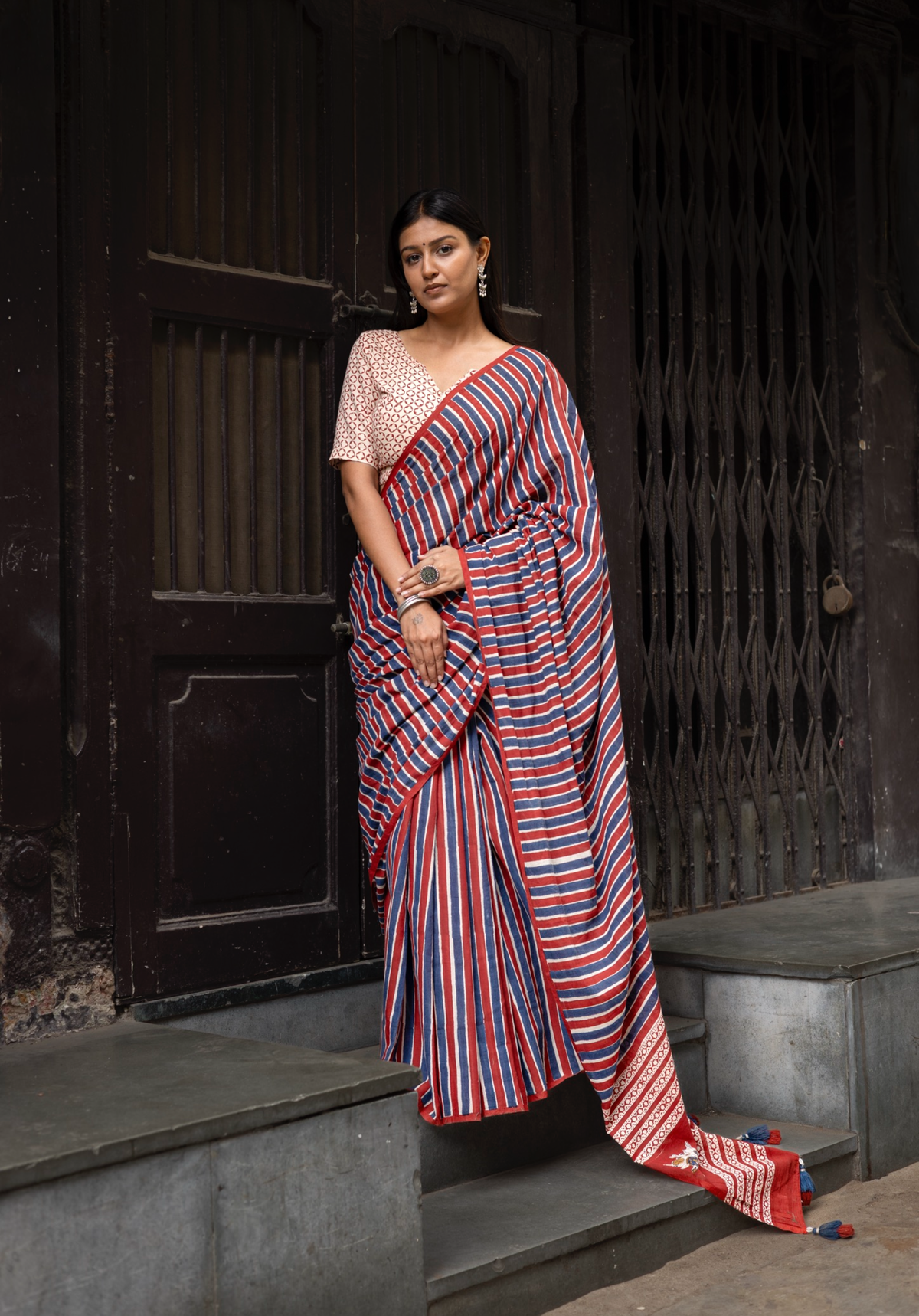 LEHER– Mul Cotton Saree
