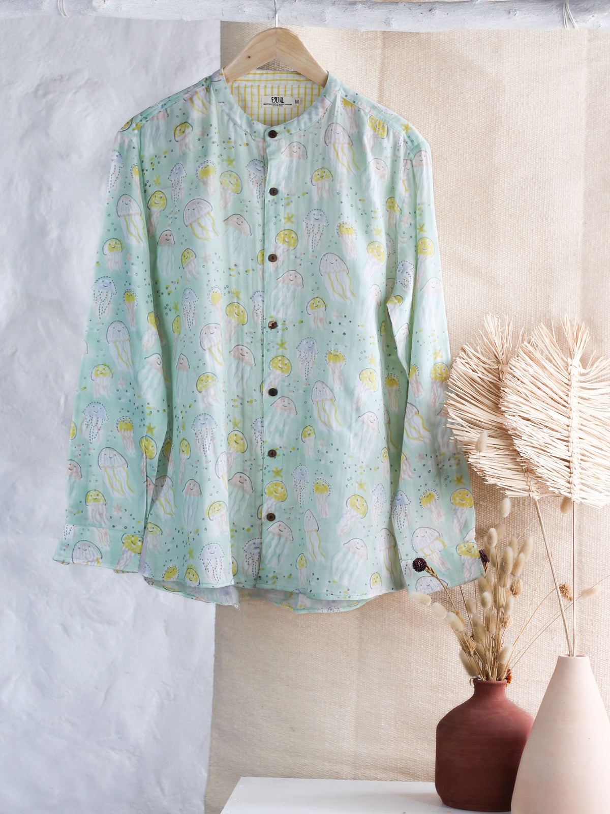 SEA MIST VIBES - Muslin Shirt