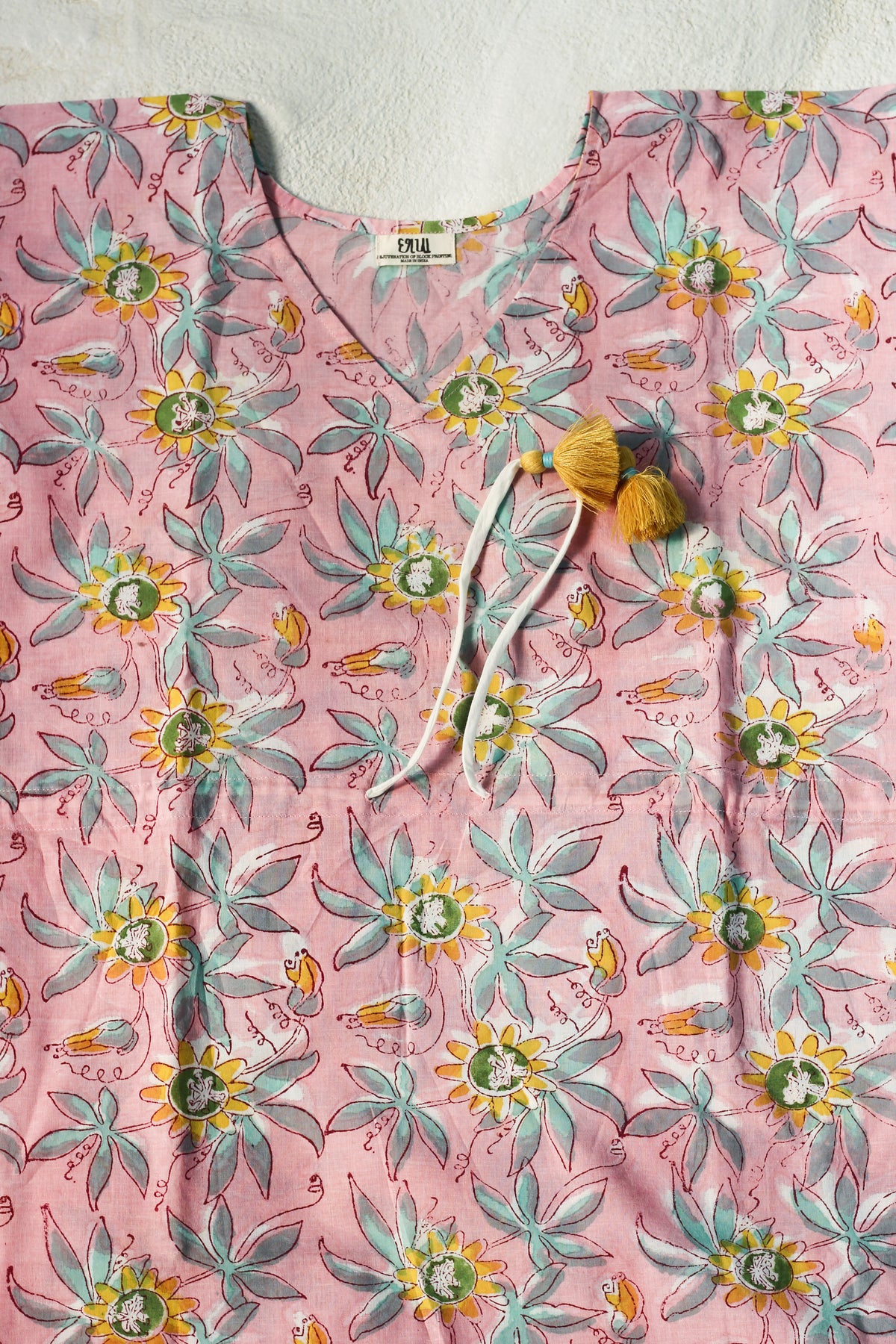 ETI- PINK KRISHNA JAAL KAFTAN