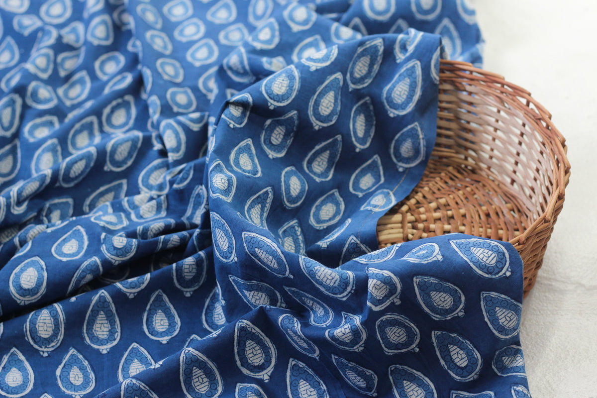 Fabric -Indigo Patti