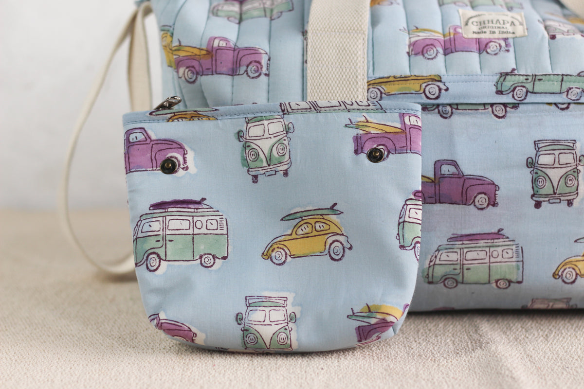 Skyblue Caravan Duffle Bag
