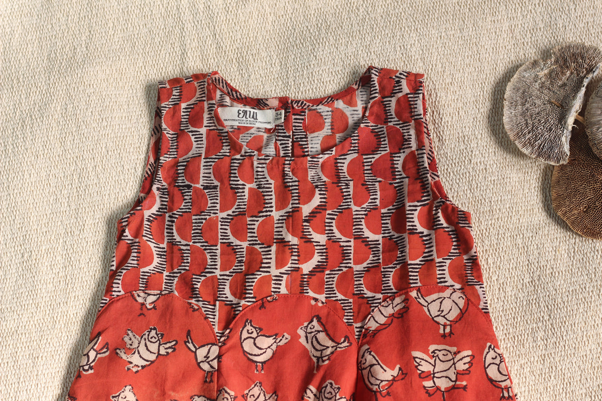 Maroon Chidiya Dress