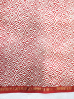 Maroon Gulaab Butta -Chanderi Saree