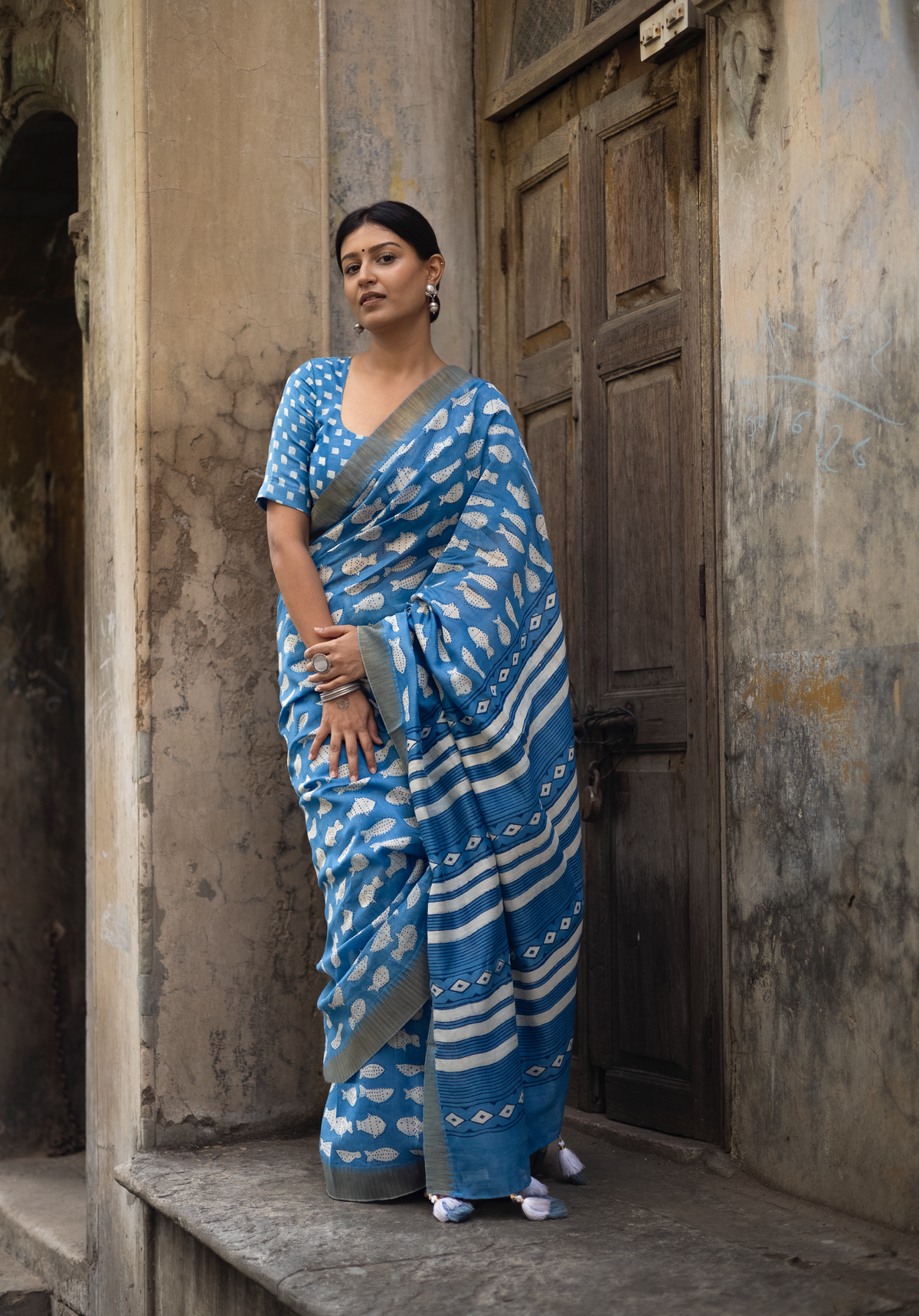 MACHHILI - Chanderi Saree