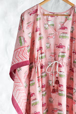 Kaftan- Retro Camper Van in Peach