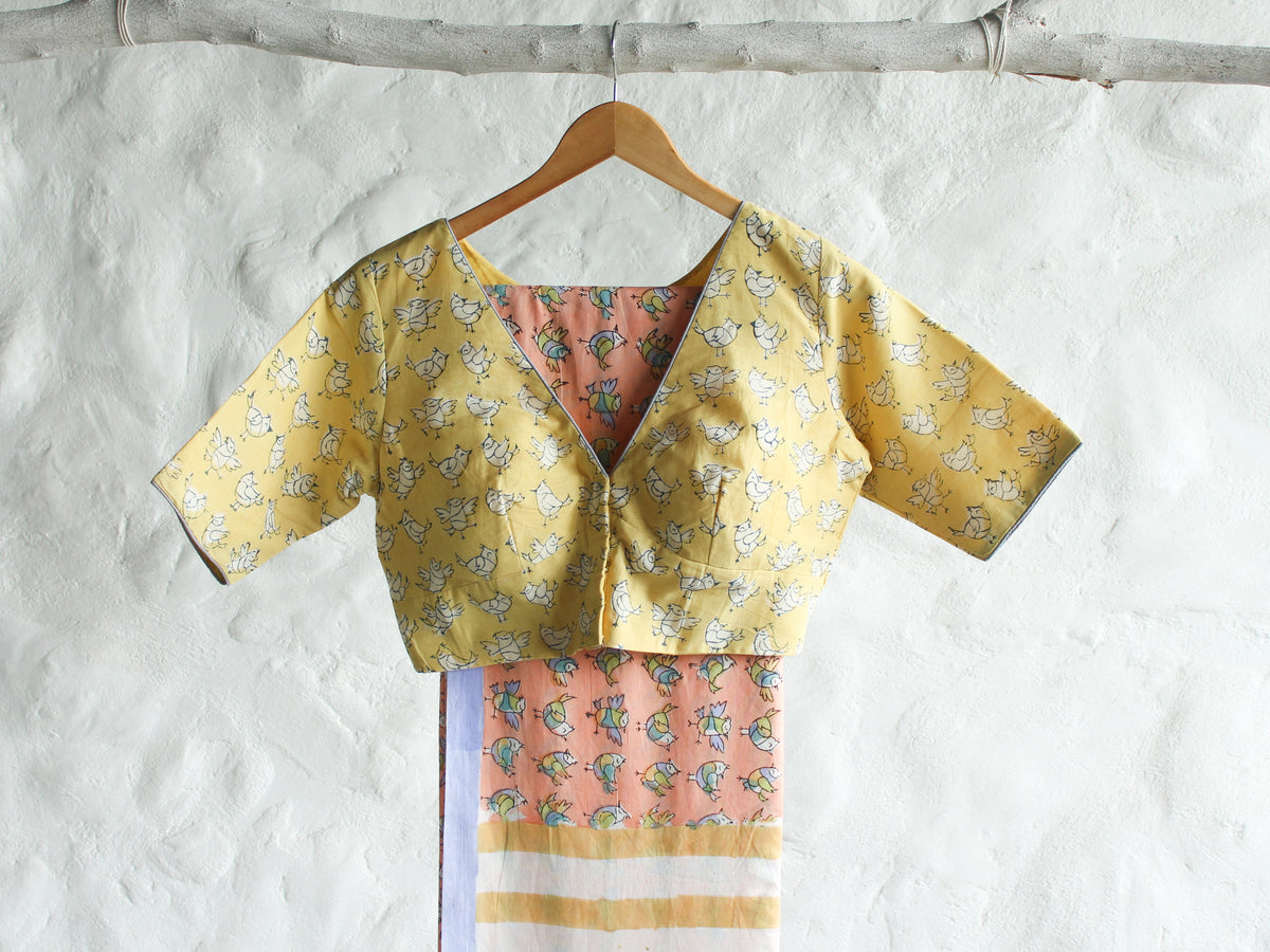 Sunny Wings Cotton Blouse