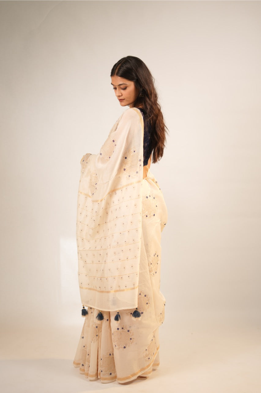 Gajmoti Chanderi Saree