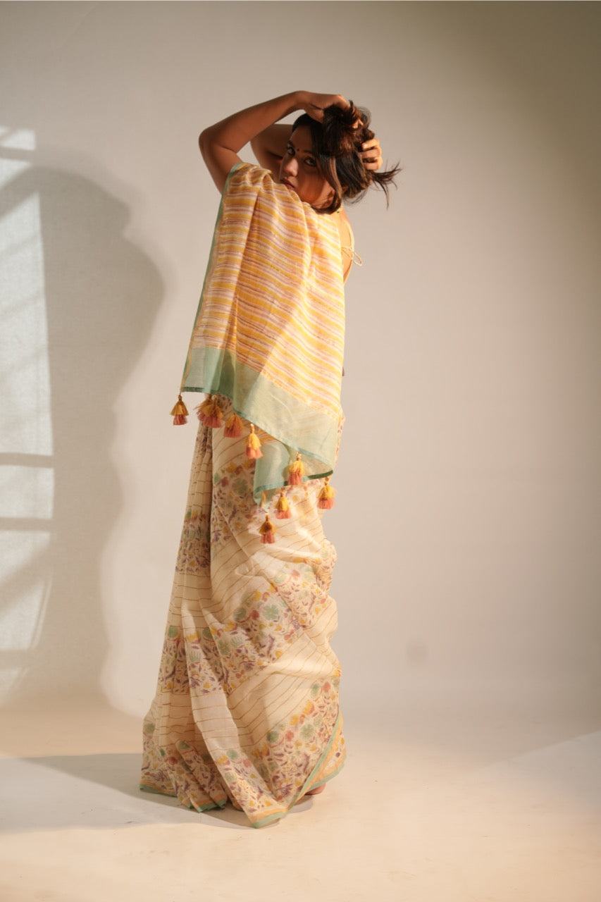 Anandi Chanderi Saree