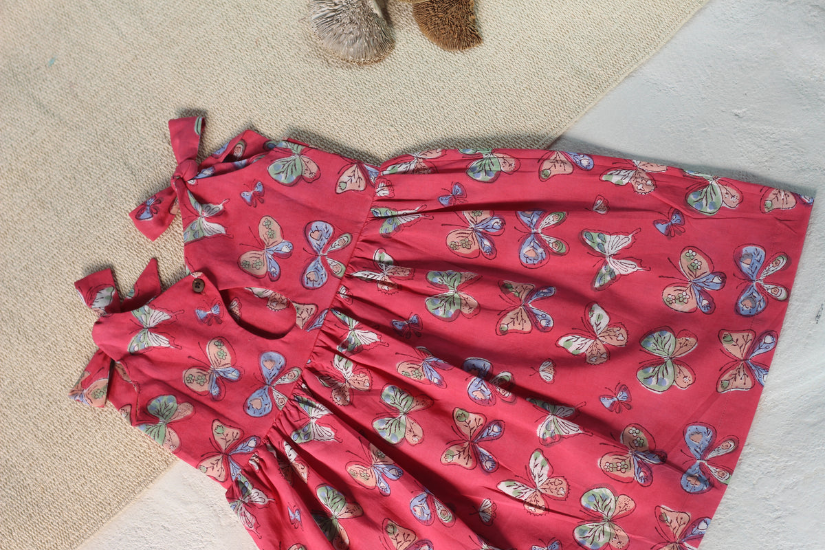 Butterfly Shoulder Bow Dress