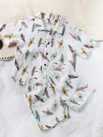 KIDS KAYAKING MUSLIN SHIRT & SHORT SET