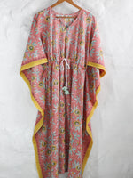 KAFTAN - PEACH KRISHNA JAAL