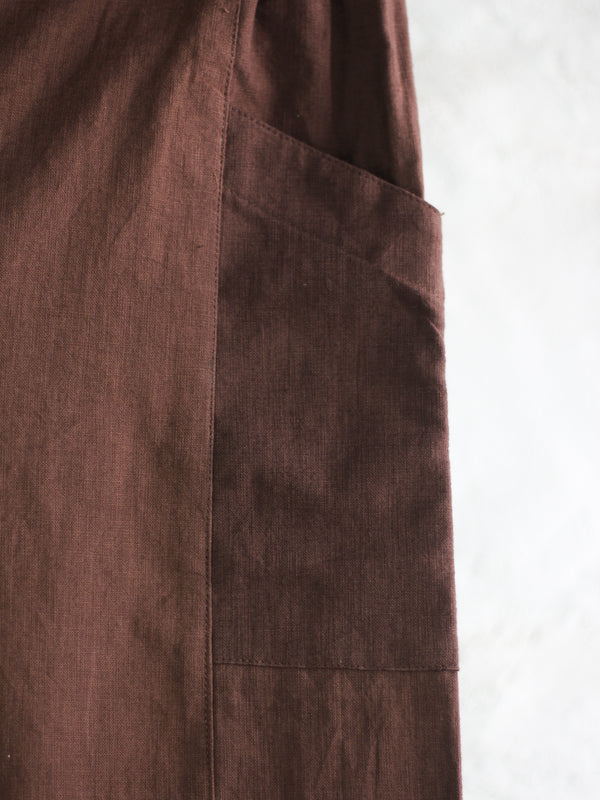 Cotton Maroon Pocket Pant