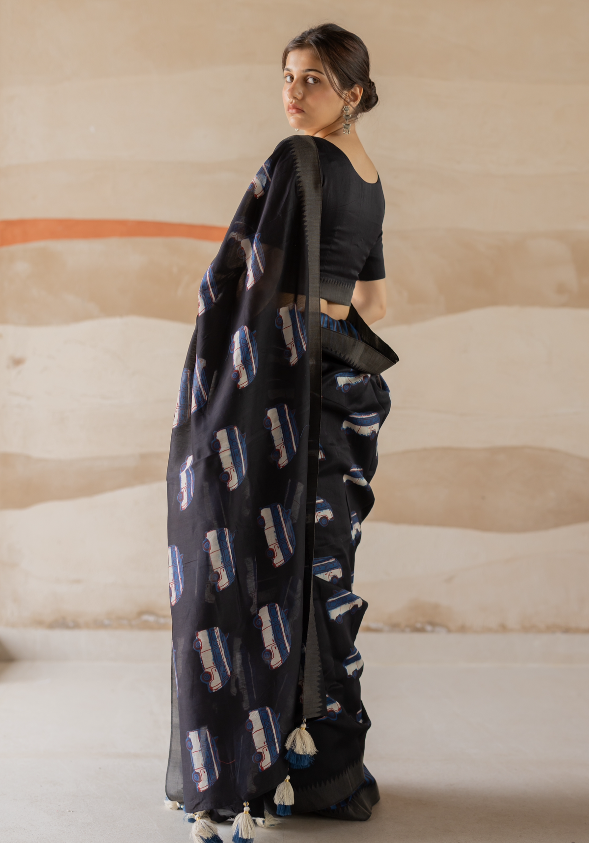 KAALI SAWARI - Chanderi Saree