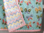 Single Bed Quilt with Butterfly