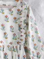 KIDS ANAR BUTTI IN WHITE DRESS