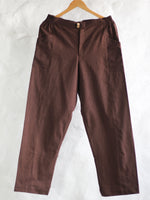 Cotton Maroon Pocket Pant